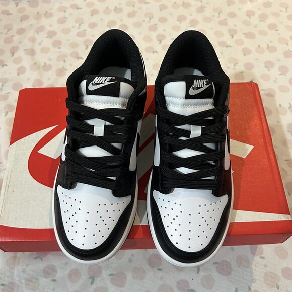 Nike Dunk Low Retro Panda Black Sneakers - Picture 7 of 7